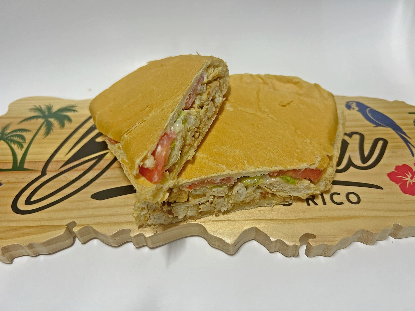 Puerto Rican Chicken Sandwich